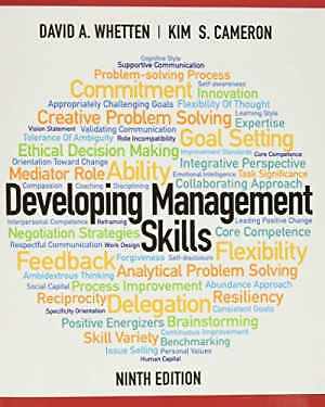 Developing Management Skills - Paperback, by Whetten David; Cameron Kim - Good o