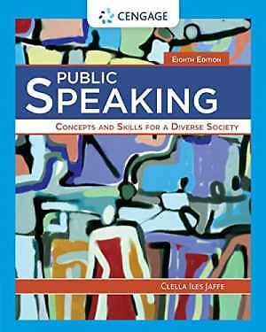 Public Speaking: Concepts and Skills for a - Paperback, by Jaffe Clella - Good