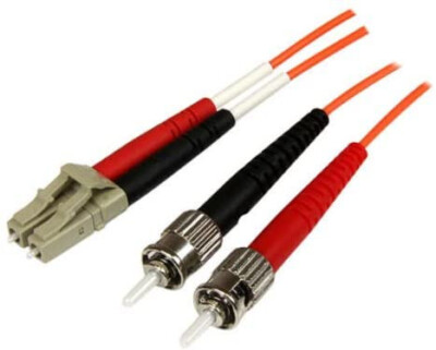StarTech.com 3m Fiber Optic Cable - Multimode Duplex 50/125 - OFNP Plenum - LC/S