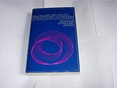 THE MAJOR SYNTACTIC STRUCTURES OF ENGLISH By Robert P Stockwell - Hardcover *VG*