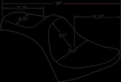 DS Silver Double Diamond Stitch Predator III 2 Up Seat for Scout Sixty 16-19
