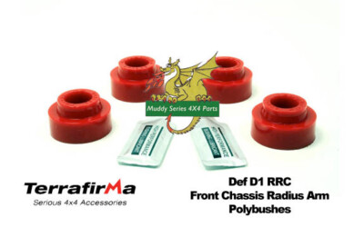 Terrafirma Land Rover Defender D1 RRC Front Radius Arm Chassis Polybushes TF1003
