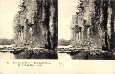 Stereo Ak Dells Wisconsin USA, Un train de bois, Flößer - 4949478