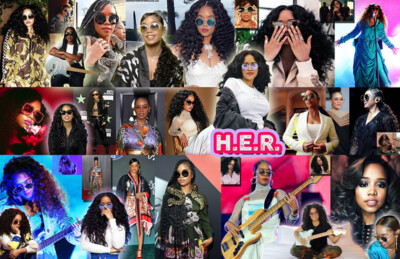 H.E.R. Collage Poster