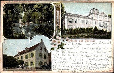 Ak Umkirch in Baden Württemberg, Gasthaus zum goldnen Adler - 2053355