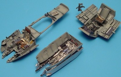 Aires Hobby 4159 1:48 Me410A1 Gun Bay Cockpit Set For RMX