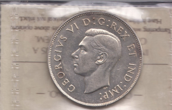 Canada  1946 Fifty Cents  Design in 6