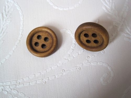 Wooden Stud Fashion Earrings