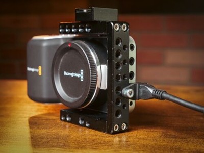 BMPCC Wooden Camera Style HDMI Cable Lock, Rare Original Blackmagic Pocket