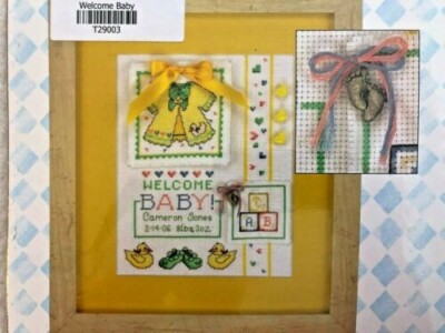 WELCOME BABY NEEDLE TREASURES DooDads CROSS STITCH KIT 08220 new