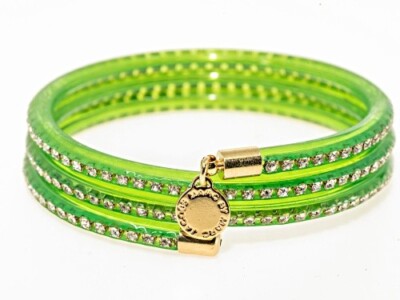 Marc By Marc Jacobs Floro Green Zirconia Wrap Bracelet