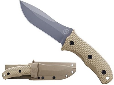 Off-Grid Knives - Backcountry Coyote V2 Fixed Blade, Cryo D2, Graywash Finish...