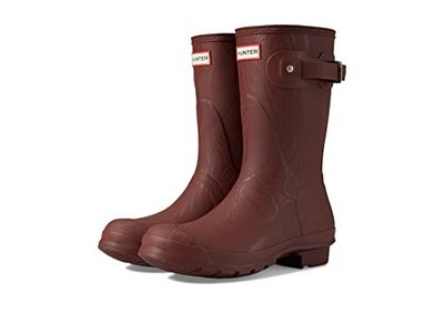 

Оригинальные короткие ботинки Hunter с текстурой эрозии
