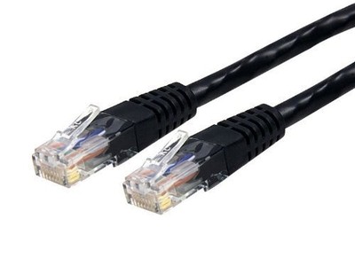 Startech.com 8 Ft Black Molded Cat6 Utp Patch Cable - Etl Verified - Category 6