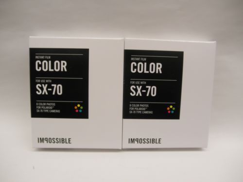 Film Impossible Project – Third Man Records – Duochrome Noir Et Jaune – 8 Poses – Polaroid