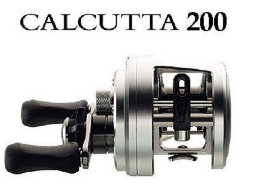 リール SHIMANO CALCUTTA200 Shimano Calcutta 200 Right Handle old reel silver color reel
