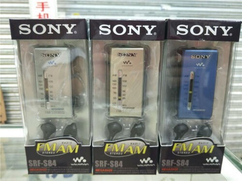 SONY - ぷりん New RADIO Sony SRF-S84 FM/AM Super Compact Radio Walkman