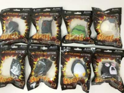 Exploding Kittens SquishMe Set of All 8 Cattermelon Feral Belly Rubs Catnip 8a
