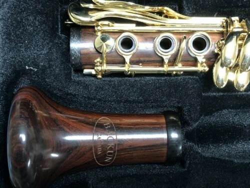 Backun Clarinet, Bb, Model F, Cocobolo and Gold Keys Store Demo