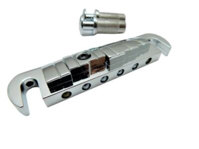 Compensated ALUMINUM Wraparound Combination Guitar Bridge/Tailpiece Les Paul Jr.