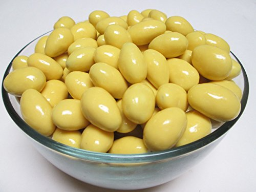 Lemon Creme Almonds - Chocolate Candy - by NY Spice - FREE SHIP