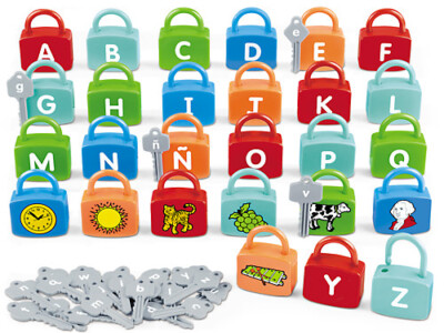 Lakeshore Alphabet Learning Locks Replacement Lock & Key  *You Choose ONE*