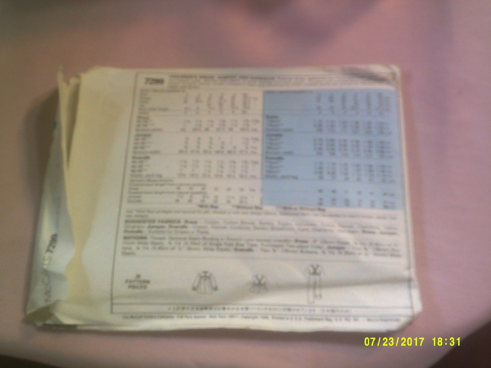 McCalls Pattern 7299 Size 3 Uncut Childrens Dress Jumper Overalls