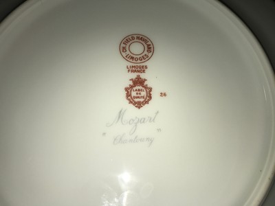 Dinner Plate in Chantoung by Chas Field Haviland Limoges France 8-26-2017