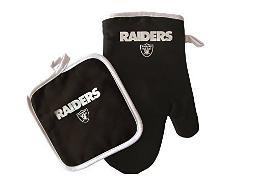 Las Vegas Raiders Oven Mitt and Pot Holder Set