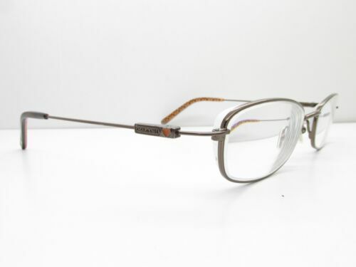 Coach Tortoise Wayfarer Eyeglasses W Chain Logo Interior Temple