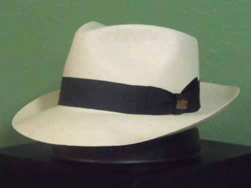 Biltmore Natural Toyo Straw Sun Hat Size L Vintage Big Rim Fedora Biltmore Natural Toyo Straw Sun Hat Size L Vintage Big Rim  main image 2
