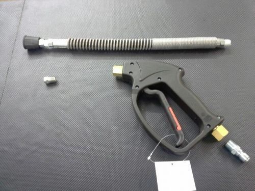 PRESSURE WASHER FLEXABLE WAND GUN TRIGGER ASSY  / CAR WASH  ( INC. PLUG & TIP )