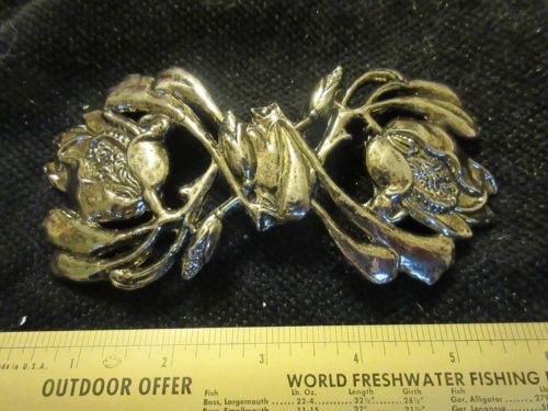 Antique Celluloid & Glass Flower Buckle (A1956) | eBay