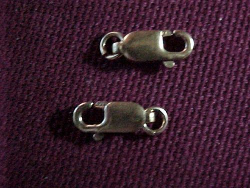 14 K GOLD FILLED LOBSTER CLAW CLASP- 4 x 10 mm-NEW- 2 count