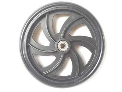 Drive Replacement Wheel for Rollator Model 10257 (Wheel Black 7.5'') 