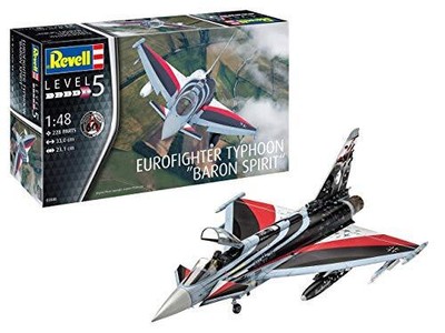 German Level 1/48 German Air Force Eurofighter Typhoon Baron Spirit Plastic Mode