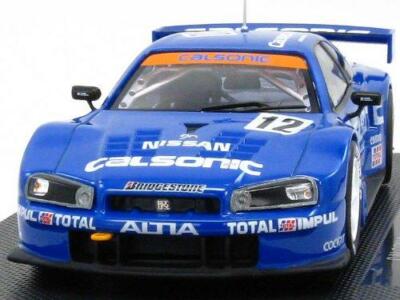 1/43 エブロ EBBRO P-4 CALSONIC SKYLINE 2003 Ebbro P4 1:43 Nissan Skyline GT-R R34 JGTC 2003 Test Car #23