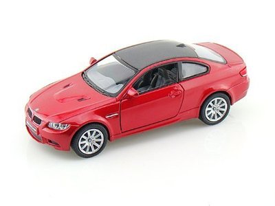 Brand New 5'' Kinsmart BMW M3 Coupe E92 Diecast Model Toy Car 2 Door 1:36 Red