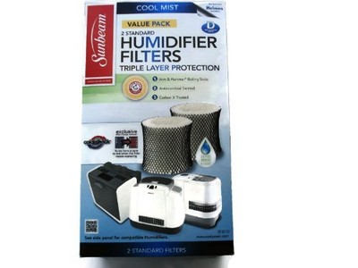 Sunbeam Cool Mist Humidifier Filter Type D 40SF2214140Value Pack2 Filters In Box41