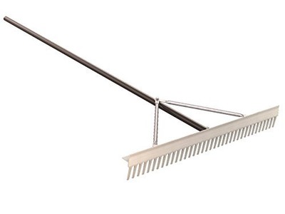 Bon Tool 28-104 Yard Prep Rake - 36'' - 72'' Alum Handle