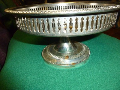 Silver Pedestal Tray - 9