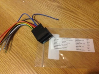 Mack Semi Truck Car Stereo Iso-din Wiring Harness Plug And ... mack ct713 truck wiring 
