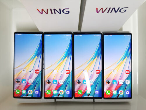 LG Wing 5G F100TM F100N F100VM 256GB 128GB 64MP Unlocked Smartphone -New Sealed