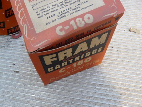 NOS C180 Fram Massey Ferguson 200 202 204 356 + Case Clark tractor oil filter