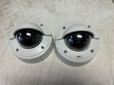 Lot of X2 Axis P3344 6mm IP Network Cameras Power Over Ethernet Home Security