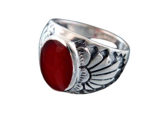Men's Carnelian Rings