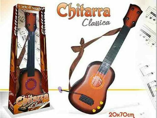 Gioco Chitarra Classica Giocattolo Bambini 70cm Con Plettro Bretella sar