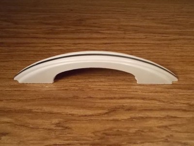 Gas Stove Parts Oven Door White & Chrome Handle old new stock