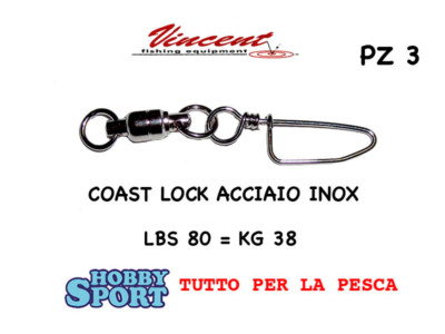 BIG GAME 80 LB  COAST LOCK GIRELLA A CUSCINETTO + MOSCHETTONE  TRAINA DRIFTING