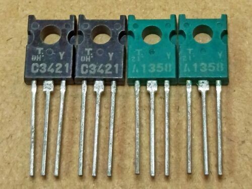 Matched quad Toshiba 2SA1358 2SC3421 rank Y transistor | eBay